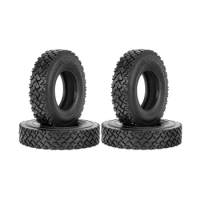 4Pcs 19mm Hard Rubber Tire for 1/14 RC Semi Tractor Truck Tipper MAN King Hauler ACTROS Upgrades Parts