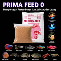 Pellet PRIMA FEED PF 0 500gr Pelet Ikan Udang Lobster Pakan Benih Larva Burayak Makanan Indukan Dewa