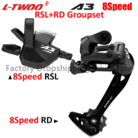LTWOO A3 1X8 Speed Mountain Bicycle Derailleur Groupset Max 42T Cassette Flywheel 8V Rear Derailleur Compatible Shimano