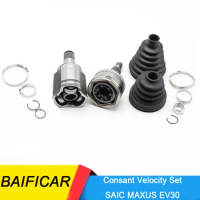 Baificar Band New Inner Outer CV Consant Velocity Joints Dust Cover Boot Clamp Nut Set For SAIC MAXUS EV30