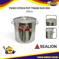Panci Stock Pot Stainless - DRUM/STOCK POT TINGGI SUS 304 50cm SEALION