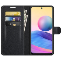 Note10-T Case for Xiaomi Redmi Note 10T 5G (2021) Cover Wallet Card Stent Book Style Leather black RedmiNote T10 Red Mi Note10T