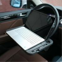 跨境車載方向盤餐桌后排汽車折疊電腦桌工作臺手機平板筆記本支架
