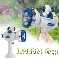 Spaceman Bubble Toy In Large Guns Fully Automatic Space Soap Bubble Summer Outdoor Party Weeding Toys For Ki G6e8