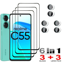 Realmi C 55 HD Protective Glass For Realme C55 Screen Protectors Realme GT Neo 5 SE Tempered Glass &amp; Camera Film Realmi GT 3 2 Pro Pelicula Cristal Templado Realme GT Neo 2T 3T 5SE Anti-Scratch Phone Front Film