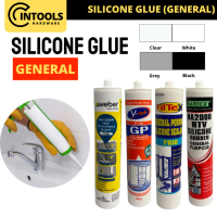 Silicone Glue General Adhesive Gap Filler Kitchen Sink Wall Floor Tiles Glass Paintable White Clear