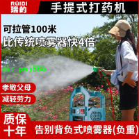 電動噴霧器農用高壓打藥機手提式充電果樹抽水洗車機隔膜雙泵機器