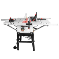 JTS-250IID Woodworking Table Saw Multifunctional Cutting Machine Woodworking Push Table Saw Electric Cutting Saw Dust-free Saw