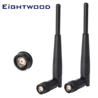 Eightwood Omni WiFi Antenna 2.4GHz 5dBi RP-TNC Male Aerial for Trimble Robotic WiFi Router Linksys WAP11 WRT54GL WRT54GS 2-Pack