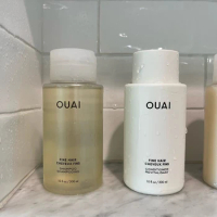 OUAI Deep Cleansing Shampoo Fine/Medium Hair Care Essential Oil Leave-in Conditioner Moisturize Oil Control Add Shine Hair Care