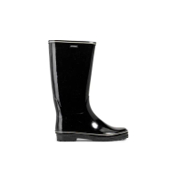 【AIGLE】女 休閒長筒膠靴 VENISEAG-F2451A100 黑色(女長筒膠靴 雨靴)