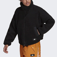 Adidas Wip Shp Trcktp GU9671 女 外套 運動 休閒 刷毛 高領 舒適 穿搭 亞洲尺寸 黑