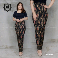 Rok Plisket / Outfit Pesta Wanita Bawahan Rok Panjang /  Kain Batik Kebaya Rok Plisket Serut Lilit /