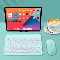 Bluetooth Keyboard Wireless Keyboard and Mouse Teclado for iPad 10th 2022 Xiaomi Samsung Huawei Tablet Android IOS Windows