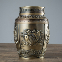 茶葉罐茶罐密封罐精品高檔儲存罐鐵罐錫一斤大號超大特大復古儲藏