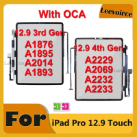 Outer Glass With OCA Touch Screen For iPad Pro 12.9" 3rd 4th Gen A1876 A1895/A2229 A2069 For ipad Pro 12.9 2015/2017 1st 2nd Ge