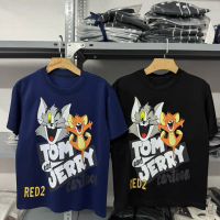 ÁO PHÔNG TOM AND JERRY LOGO SẮT HOT TREND 2025. BỘ ÁO QUẦN TOM AND JERRY LOGO SẮT SAU LƯNG HOT TREND