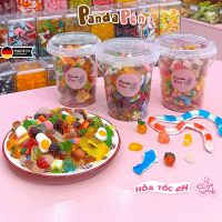 💯FREE SHIP💯Xô Kẹo Dẻo Đức 600gr Mix 46 Vị - Ăn Vặt Panda Pẻn Kẹo Dẻo Nhập Khẩu Hương Vị Tự Nhiên, KO