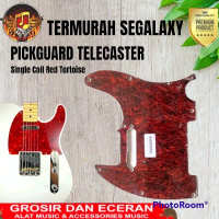 (BISA COD) Pickguard Telecaster Single Coil Red Tortoise
