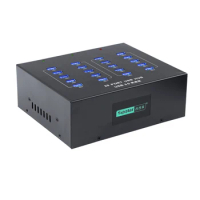 Sipolar industrial built in 100-240V 110W powered adapter High Speed 5Gbps 20 Ports USB charger hub 3.0 for miners 3G 4G modem