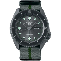 【SEIKO 精工】火影忍者NARUTO聯名機械錶-鹿丸(4R36-09G0H/SRPF75K1)