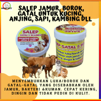 SALEP KUCING ANJING KELINCI SAPI KAMBING OBATI BOROK LUKA JAMUR LUKA BASAH LUKA CAKAR GIGITAN ROBEK