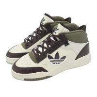 【adidas 愛迪達】休閒鞋 Drop Step XL 2.0 男鞋 棕 綠 白 皮革 復古 中筒 愛迪達(IE5548)