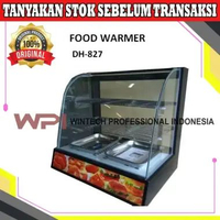 Wintech DH-827 Electric Food Warmer Penghangat Makanan Showcase - Food Display - Warming Showcase - 