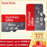 Original 2TB SD Card Memory Card TF/SD 128GB 256GB 512GB Mini Memory Card Class10 For Camera/Phone 2024 NEW