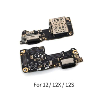 For Xiaomi 12 12X 12S 12Lite 12Pro Ultra USB Charging Board Dock Port Flex Cable Repair Parts