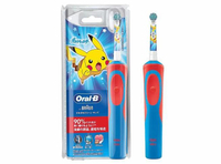 [3東京直購] BRAUN Oral-B 紅/藍 皮卡丘 兒童電動牙刷 寶可夢 110V充電式Ni-MH D12513KPKMRD