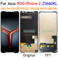 AMOLED / TFT 6.59Inch For Asus ROG Phone 2 II ZS660KL Strix I001D I001DE LCD Display Touch Screen Digitizer Assembly Replacement