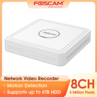 Foscam 8CH NVR For Foscam 5mp/8MP IP Security Camera Network Video Recorder 24/7 Video Recorder Surv