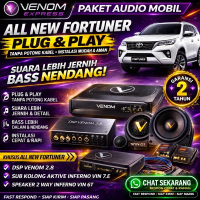 Venom Express Paket Audio Mobil All New Fortuner Plug & Play Tanpa Potong Kabel Suara Jernih Bass Ne