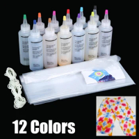 Marie's 12/24/36 Colors Dope-Dyed Fiber Permanent Fabric Paint