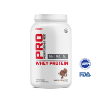 【GNC 健安喜】Pro Performance乳清蛋白粉-巧克力口味 1.96lb/罐(幫助運動表現/雙效乳清蛋白)
