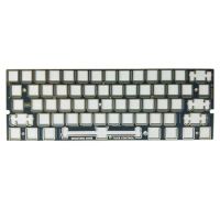 Wooting 60HE keyboard FR4 Plate with immersion gold processing treatment ( for plate-mounted stab )