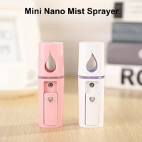 USB Mist Facial Nano Sprayer Humidifier Rechargeable Nebulizer Face Steamer Moisturizing Beauty Instruments Face Skin Care Tools