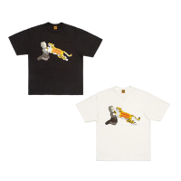 Kaws x Human Made 人偶老虎款 白色/黑色 限定款 T恤 上衣 XX27TE015