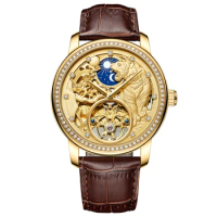AILANG 2022 New Fashion Classic Tourbillon Men's Watch Automatic Skeleton Waterproof Mechanical Watch Luxury Watch