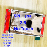 SPI IPS 2.8 Inch TFT LCD Display Module No Touch 4 Wire SPI Interface ILI9341 RGB320*240 Super DIY Consumer Electronics