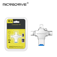 Memory Card USB Flash Adapter USB 3.0 / Type C / Lightning / Micro Mini SD Card / 4 in 1 Sd adapter USB Flash Reader