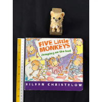 Five Little monkeys By Eileen Christelow (บางเล่มมีตำหนิขอบถลอกหรือขอบเปื้อน) หนังสือภาษาอังกฤษ Boar