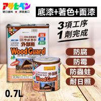 【日本Asahipen】室外木製品防蟲防腐防霉清漆 0.7L 共三色