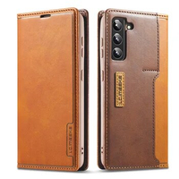 For Samsung Galaxy S22 S21 S20 Ultra Plus S22+ S21+ S20+ Magnetic Leather Book Open Flip Cover Mobile Case Bags Card Pocket