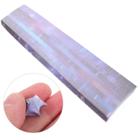 400pcs Star Origami Paper Star Paper Strips DIY Hand Art Crafts Decor Strip  Star DIY Process