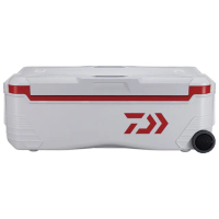 【Daiwa】原廠貨 日本製 TRUNK MASTER HD 2 S6000 可攜式冰箱/釣魚/露營/戶外 白紅(冰箱)