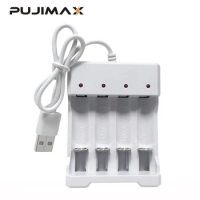 PUJIMAX Battery Charger USB Plug Fast Charging Smart Charge Station For Nimh Nicd AAA/AA Rechargeable Battery Portable Chargers