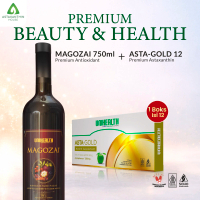 Premium Beauty & Health Pack (Magozai 750 ml  + Astagold 12 kapsul)