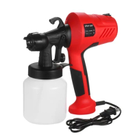 Electric Paint Sprayer Removable High-pressure Paint Spray Gun Adjustable Air and Paint Flow Control Spraying Machine US/UK Plug